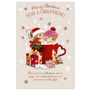 Prelude C75 Christmas Cards Son & Girlfriend 6pk - Tiger Feet Ireland