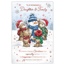 Prelude C75 Christmas Cards Daughter & Family 6pk - Tiger Feet Ireland
