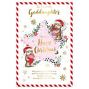 Prelude C75 Christmas Cards Goddaughter 6pk - Tiger Feet Ireland