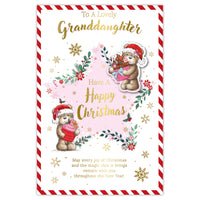 Prelude C75 Christmas Cards Granddaughter 6pk - Tiger Feet Ireland