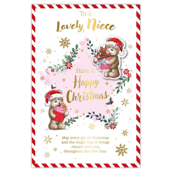 Prelude C75 Christmas Cards Niece 6pk