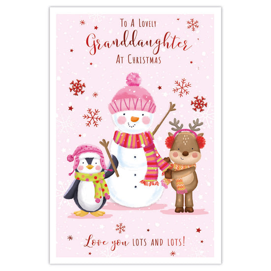 Prelude C75 Christmas Cards Granddaughter 6pk