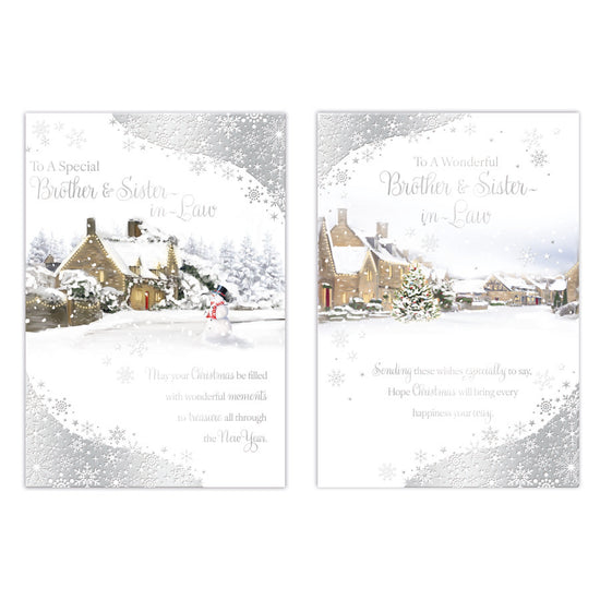 Poppyhill C50 Christmas Cards Brother & SIL 12pk