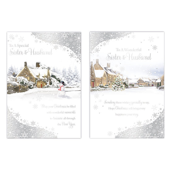 Poppyhill C50 Christmas Sister & Husband 12pk