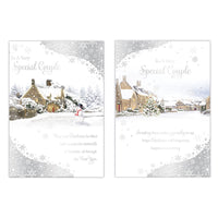 Poppyhill C50 Christmas Cards Special Couple 12pk - Tiger Feet Ireland