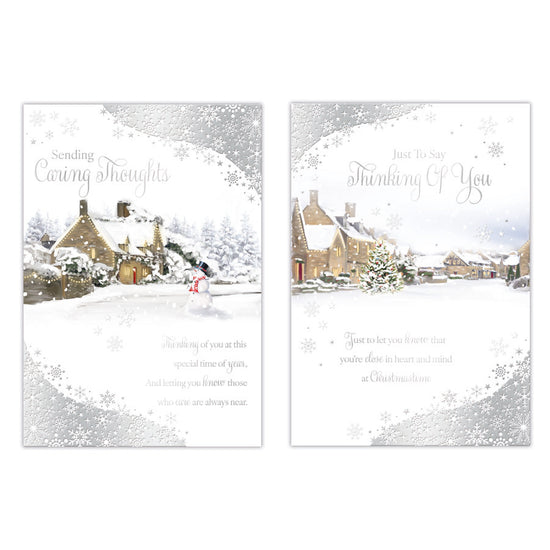 Poppyhill C50 Christmas Cards Thinking Of You 12pk