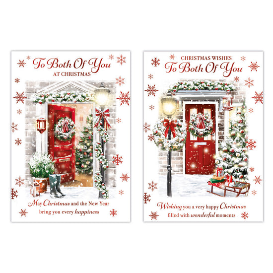 Poppyhill C50 Christmas Cards Both Of You 12pk