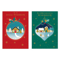 Poppyhill C50 Christmas Cards Neighbour 12pk - Tiger Feet Ireland
