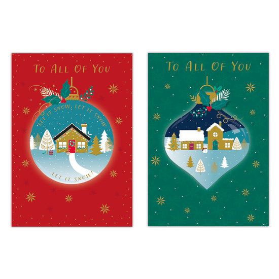 Poppyhill C50 Christmas Cards All Of You 12pk