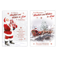 Poppyhill C50 Christmas Cards Brother & SIL 12pk - Tiger Feet Ireland
