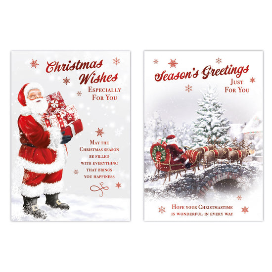 Poppyhill C50 Christmas Cards Open 12pk