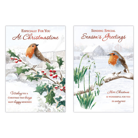 Poppyhill C50 Christmas Cards Open 12pk