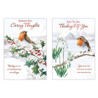Poppyhill C50 Christmas Cards Thinking Of You 12pk - Tiger Feet Ireland