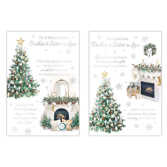 Poppyhill C50 Christmas Cards Brother & SIL 12pk