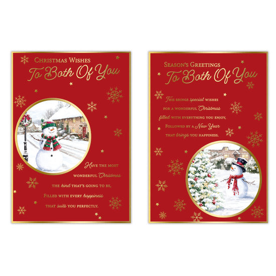Poppyhill C50 Christmas Cards Both Of You 12pk