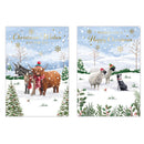 Poppyhill C50 Christmas Cards Open 12pk - Tiger Feet Ireland