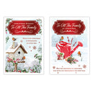 Poppyhill C50 Christmas Cards All The Family 12pk - Tiger Feet Ireland