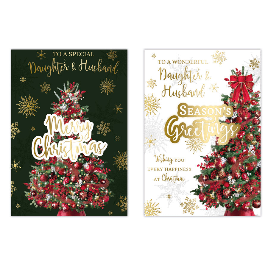 Poppyhill C50 Christmas Daughter & Husband 12pk - Tiger Feet Ireland