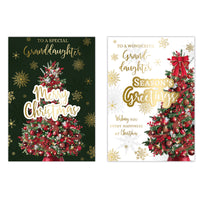 Poppyhill C50 Christmas Cards Granddaughter 12pk - Tiger Feet Ireland