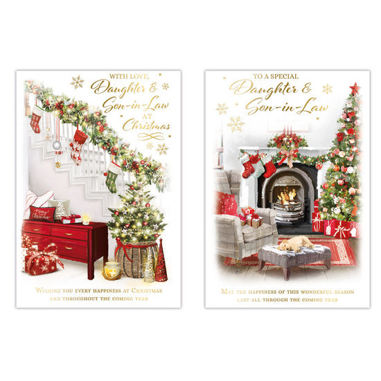 Poppyhill C50 Christmas Daughter & Son-In-Law 12pk
