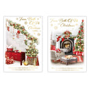 Poppyhill C50 Christmas Cards From Both Of Us 12pk - Tiger Feet Ireland
