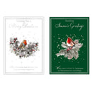 Poppyhill C50 Christmas Cards Open 12pk - Tiger Feet Ireland