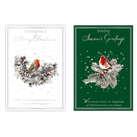 Poppyhill C50 Christmas Cards Open 12pk - Tiger Feet Ireland