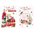 Poppyhill C50 Christmas Cards One I Love 12pk - Tiger Feet Ireland