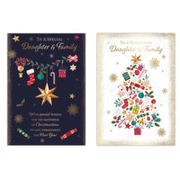 Poppyhill C50 Christmas Daughter & Family 12pk - Tiger Feet Ireland