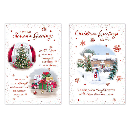 Poppyhill C50 Christmas Cards Open 12pk