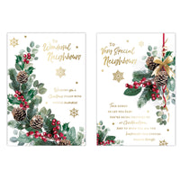 Poppyhill C50 Christmas Cards Neighbours 12pk - Tiger Feet Ireland