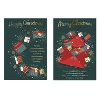 Poppyhill C50 Christmas Cards Open 12pk - Tiger Feet Ireland