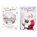 Poppyhill C50 Christmas Cards Grandson 12pk - Tiger Feet Ireland