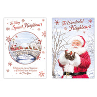 Poppyhill C50 Christmas Cards Neighbours 12pk - Tiger Feet Ireland