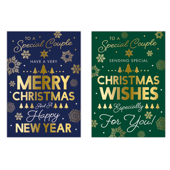 Poppyhill C50 Christmas Cards Special Couple 12pk