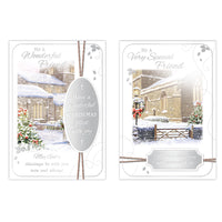 Poppyhill C50 Christmas Cards Friend 12pk - Tiger Feet Ireland
