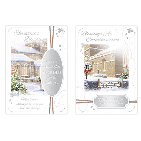 Poppyhill C50 Christmas Cards Open 12pk