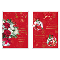 Poppyhill C50 Christmas Cards Granny 12pk - Tiger Feet Ireland