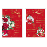 Poppyhill C50 Christmas Cards Mam 12pk - Tiger Feet Ireland