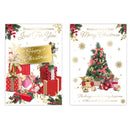 Poppyhill C50 Christmas Cards Open 12pk - Tiger Feet Ireland