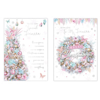 Poppyhill C50 Christmas Cards Fiancée 12pk - Tiger Feet Ireland