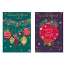 Poppyhill C50 Christmas Cards Girlfriend 12pk - Tiger Feet Ireland