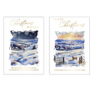 Poppyhill C50 Christmas Cards Open 12pk - Tiger Feet Ireland