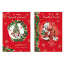 Poppyhill C50 Christmas Cards Friend 12pk - Tiger Feet Ireland
