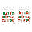 Poppyhill C50 Christmas Cards Friend 12pk - Tiger Feet Ireland