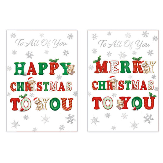 Poppyhill C50 Christmas Cards All Of You 12pk