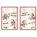 Poppyhill C50 Christmas Cards Open 12pk - Tiger Feet Ireland