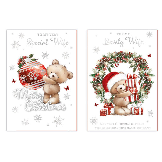 Poppyhill C50 Christmas Cards Wife 12pk