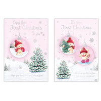 Poppyhill C50 Baby's 1st Christmas Cards 12pk - Tiger Feet Ireland