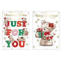 Poppyhill C50 Christmas Cards Open 12pk - Tiger Feet Ireland